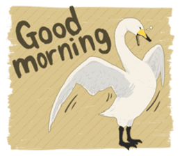 Sound of swans(English) sticker #4863849