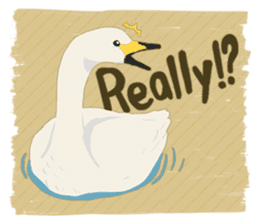 Sound of swans(English) sticker #4863851