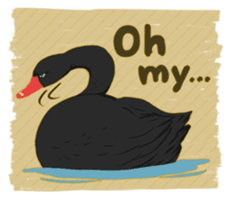 Sound of swans(English) sticker #4863858