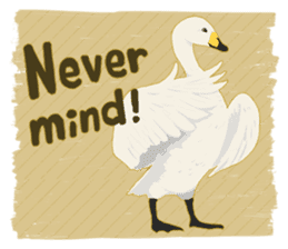 Sound of swans(English) sticker #4863860