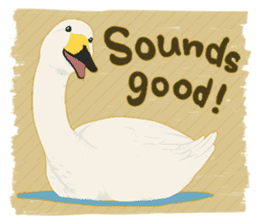 Sound of swans(English) sticker #4863861