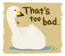 Sound of swans(English) sticker #4863862