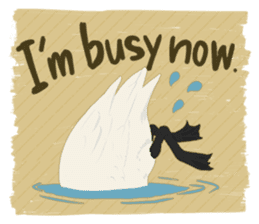 Sound of swans(English) sticker #4863863