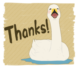 Sound of swans(English) sticker #4863865