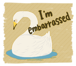 Sound of swans(English) sticker #4863867