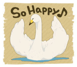 Sound of swans(English) sticker #4863868