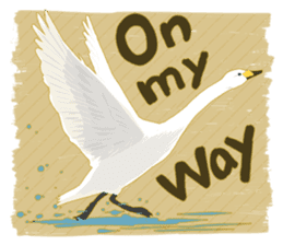 Sound of swans(English) sticker #4863876