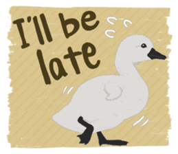 Sound of swans(English) sticker #4863877