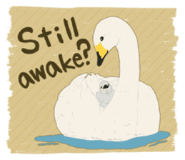 Sound of swans(English) sticker #4863879