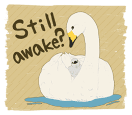 Sound of swans(English) sticker #4863879
