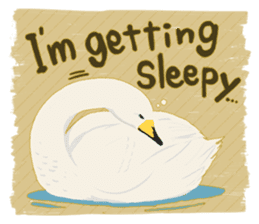 Sound of swans(English) sticker #4863880