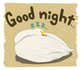 Sound of swans(English) sticker #4863883