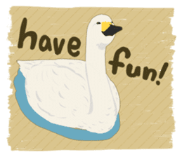 Sound of swans(English) sticker #4863884