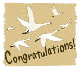 Sound of swans(English) sticker #4863886