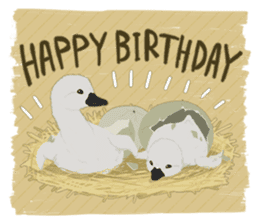 Sound of swans(English) sticker #4863887