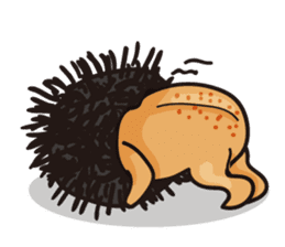 Song of sea urchin sticker #4865422