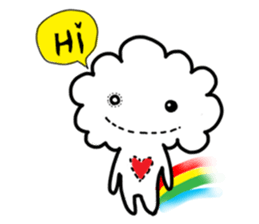 freedom cloud sticker #4865707