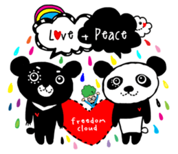 freedom cloud sticker #4865726