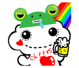 freedom cloud sticker #4865729