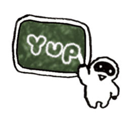 Peaceful Yeti sticker #4865820