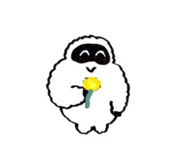 Peaceful Yeti sticker #4865822