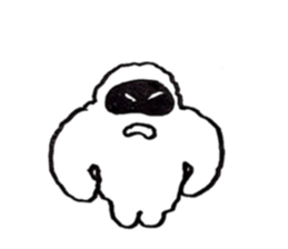 Peaceful Yeti sticker #4865845