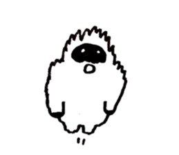 Peaceful Yeti sticker #4865847