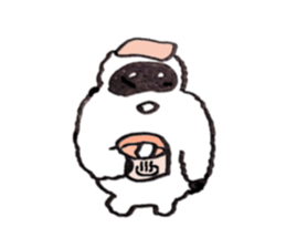 Peaceful Yeti sticker #4865852