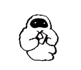 Peaceful Yeti sticker #4865853