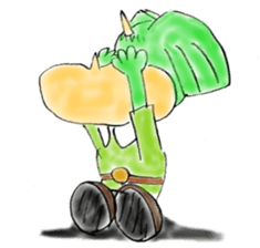 Lucky dragon (Crayon edition) sticker #4865862