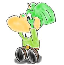 Lucky dragon (Crayon edition) sticker #4865863