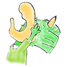 Lucky dragon (Crayon edition) sticker #4865866