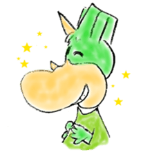 Lucky dragon (Crayon edition) sticker #4865867