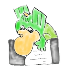 Lucky dragon (Crayon edition) sticker #4865874