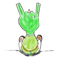 Lucky dragon (Crayon edition) sticker #4865878