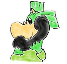 Lucky dragon (Crayon edition) sticker #4865882