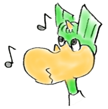 Lucky dragon (Crayon edition) sticker #4865883