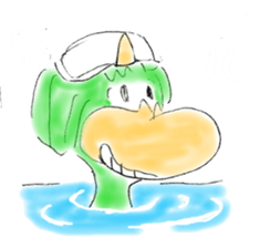 Lucky dragon (Crayon edition) sticker #4865891