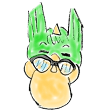 Lucky dragon (Crayon edition) sticker #4865892