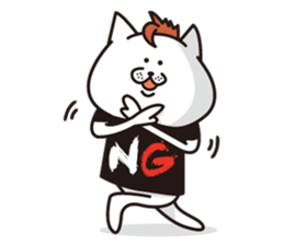 ROCK CAT sticker sticker #4866552