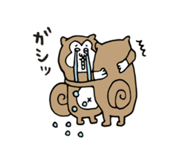 White dog and Shiba inu sticker #4867404