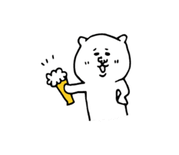 White dog and Shiba inu sticker #4867419