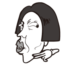 0.5mm Funny Expression sticker #4867549