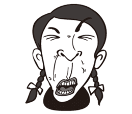 0.5mm Funny Expression sticker #4867556