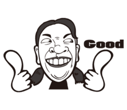 0.5mm Funny Expression sticker #4867562