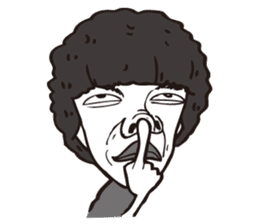 0.5mm Funny Expression sticker #4867577