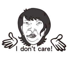 0.5mm Funny Expression sticker #4867579