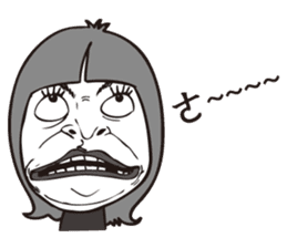 0.5mm Funny Expression sticker #4867580