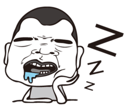 0.5mm Funny Expression sticker #4867583