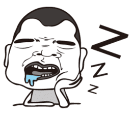 0.5mm Funny Expression sticker #4867583